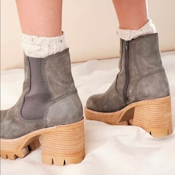 Jeffrey Campbell x Free People Preston Platform Ankle Boots - Picture 4 of 8